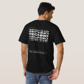 Techno Dance Culture DJ Raving T-shirt Dark (Achterkant volledig)