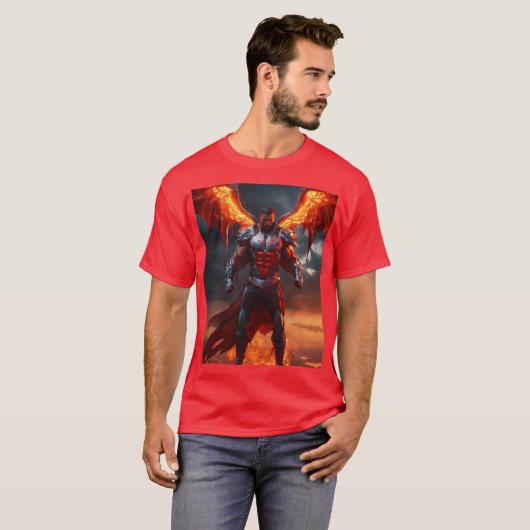 Techno-Devil: Commanding van het digitale slagveld T-shirt (Voorkant volledig)