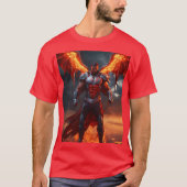 Techno-Devil: Commanding van het digitale slagveld T-shirt (Voorkant)