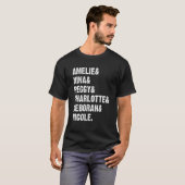 Techno Elektronische Dans Muziek EDM Techno DJ Dis T-shirt (Voorkant volledig)