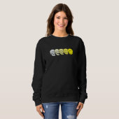 Techno Evolutie Acid House Smile Techno DJ Muziek Trui (Voorkant volledig)