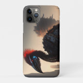 Techno-Feathers: de futuristische EMU-robot Case-Mate iPhone Case (Achterkant)