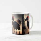 Techno-Feathers: de futuristische EMU-robot Koffiemok (Voorkant rechts)