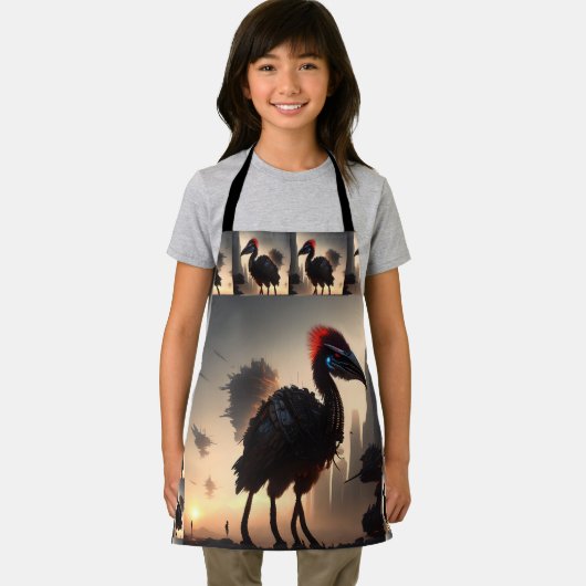 Techno-Feathers: de futuristische EMU-robot Schort (Insitu)