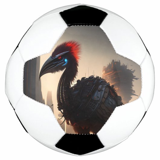 Techno-Feathers: de futuristische EMU-robot Voetbal (Voorkant)
