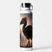 Techno-Feathers: de futuristische EMU-robot Waterfles (Achterkant)