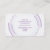 Techno Flat Sleek kleurrijk Visitekaartje (Achterkant)