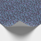 Techno-fractale behangpapier cadeaupapier (Hoek)