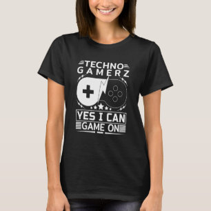 Techno Gamer op Ja, ik kan T-shirt
