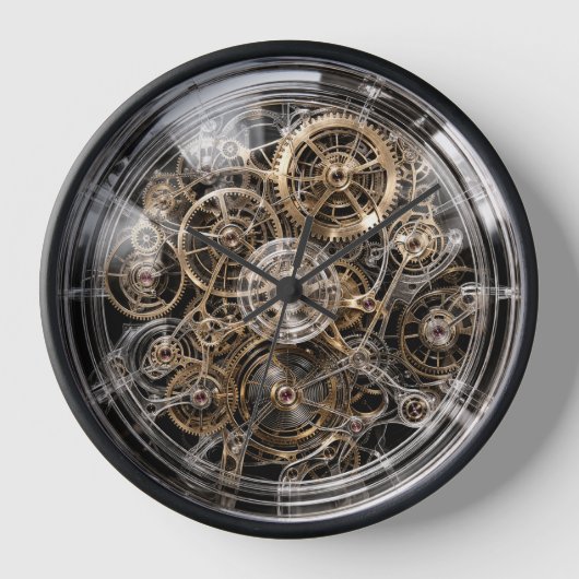 Techno geek quartz clock DIY (Voorkant)