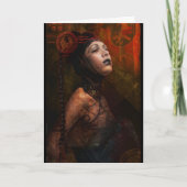 Techno Geisha Wenskaart Kaart (Voorkant)