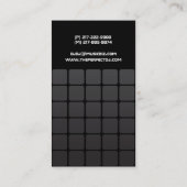 Techno Gradient DJ Visitekaartjes (Achterkant)