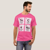Techno Grappige Dj Edm Feest Festival T-shirt (Voorkant volledig)