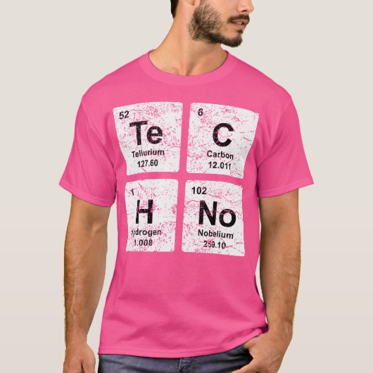Techno Grappige Dj Edm Feest Festival T-shirt (Voorkant)