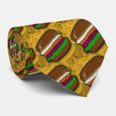 TECHNO HAMBURGER STROPDAS (Opgerold)