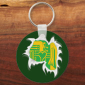 Techno Heart Sleutelhanger (Voorkant)