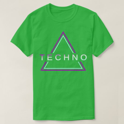 Techno House Party EDM Festival Goa Electro Rave 2 T-shirt (Design voorkant)