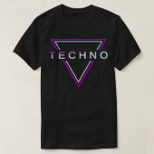 Techno House Party EDM Festival Goa Electro Rave 4 T-shirt (Design voorkant)