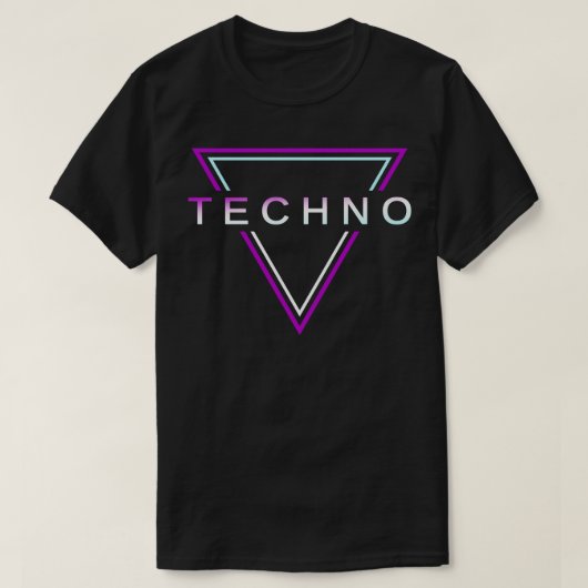 Techno House Party EDM Festival Goa Electro Rave 4 T-shirt (Design voorkant)