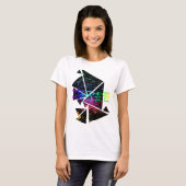 Techno House Urban Electronic Music Sound Club EDM T-shirt (Voorkant volledig)