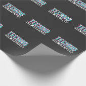 Techno Ihr Spacken Raver EDM Musik Cadeaupapier (Hoek)