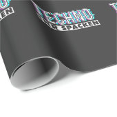 Techno Ihr Spacken Raver EDM Musik Cadeaupapier (Rol Hoek)