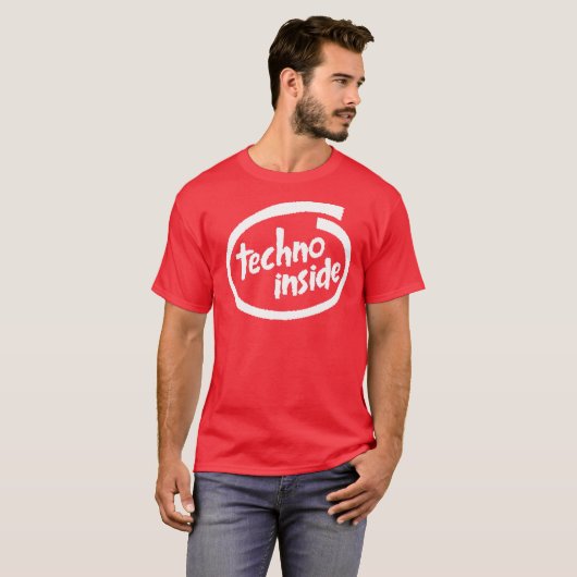 TECHNO INSIDE T-SHIRT (Voorkant volledig)