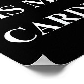 Techno Is My Cardio Funny Music Rave Quote  Poster (Hoek)