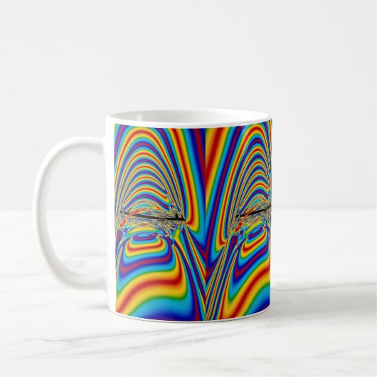 Techno-kleurgeweer Koffiemok (Links)