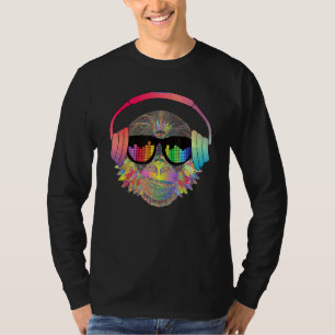 Techno Monkey Rave DJ Music Electro Festival Hards T-shirt