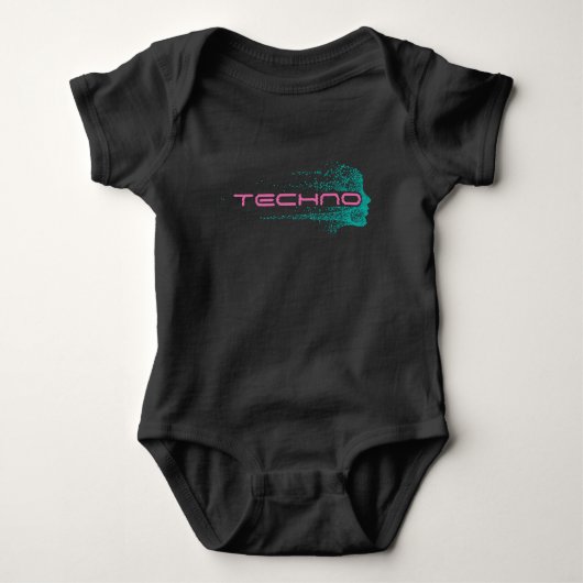 Techno Music DJ Festival edm Party Romper (Voorkant)