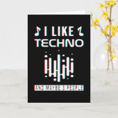 Techno Music Electro River Kaart (Gele Bloem)