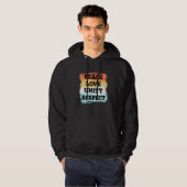 Techno Music Peace Unity Respect Rave Party E Hoodie (Voorkant volledig)