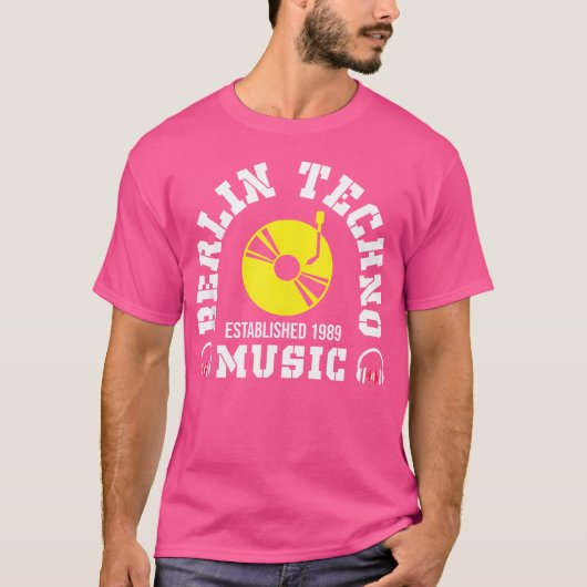 Techno Music Rave EDM DJ Gift T-shirt (Voorkant)