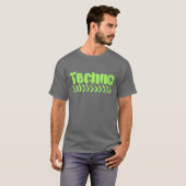 Techno Music T-shirt (Voorkant volledig)