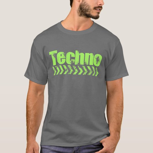 Techno Music T-shirt (Voorkant)