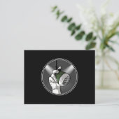 Techno Muziek DJ Rave Electro Trance Gift Idee Briefkaart (Staand voorkant)