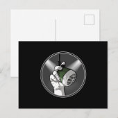 Techno Muziek DJ Rave Electro Trance Gift Idee Briefkaart (Voorkant / Achterkant)