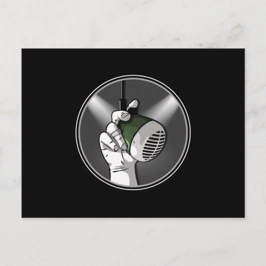 Techno Muziek DJ Rave Electro Trance Gift Idee Briefkaart (Voorkant)