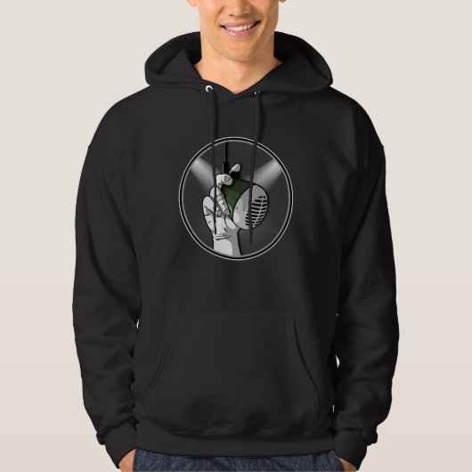 Techno Muziek DJ Rave Electro Trance Gift Idee Hoodie (Voorkant)