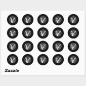 Techno Muziek DJ Rave Electro Trance Gift Idee Ronde Sticker (Vel)