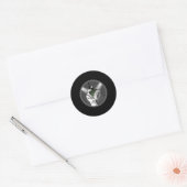 Techno Muziek DJ Rave Electro Trance Gift Idee Ronde Sticker (Envelop)