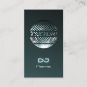 Techno muziek DJ Visitekaartje (Voorkant)