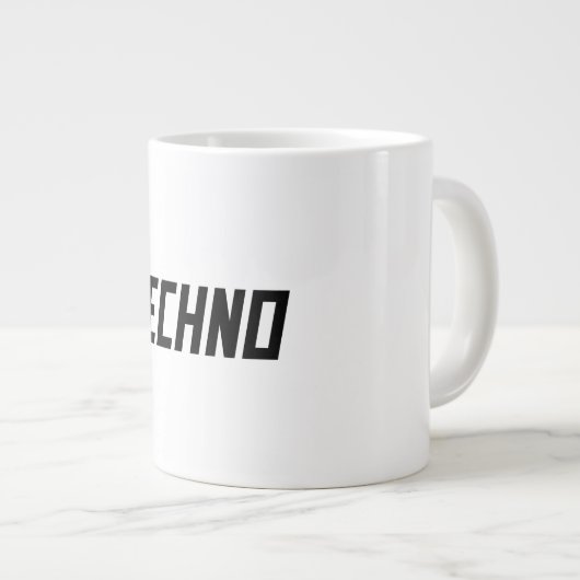 TECHNO-muziek Grote Koffiekop (Voorkant rechts)