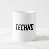 TECHNO-muziek Grote Koffiekop (Voorkant)