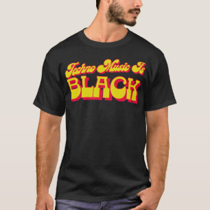 Techno muziek is zwart t-shirt