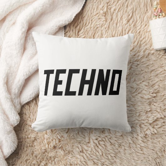 TECHNO-muziek Kussen (Deken)