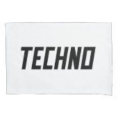 TECHNO-muziek Kussensloop (Voorkant)