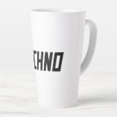 TECHNO-muziek Latte Mok (Rechterhoek)