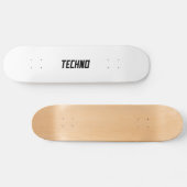 TECHNO-muziek Persoonlijk Skateboard (Horizontaal)